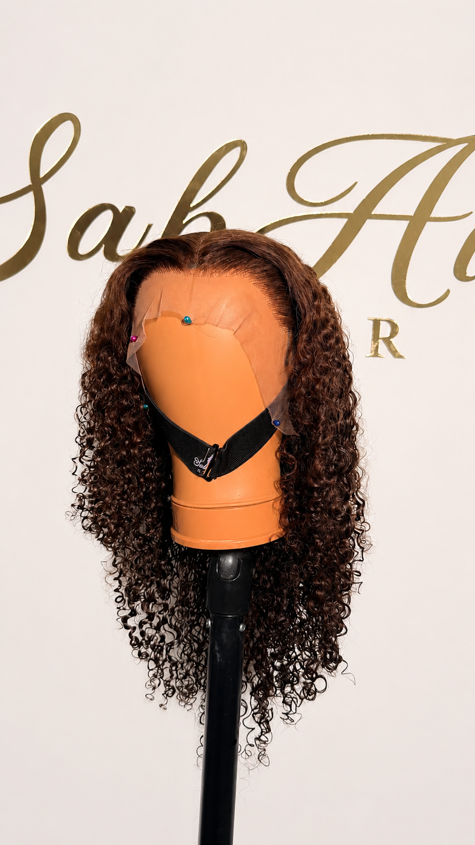 ALEXIA Peluca de Rizos Pixie 20” con Frontal Lace 13x4