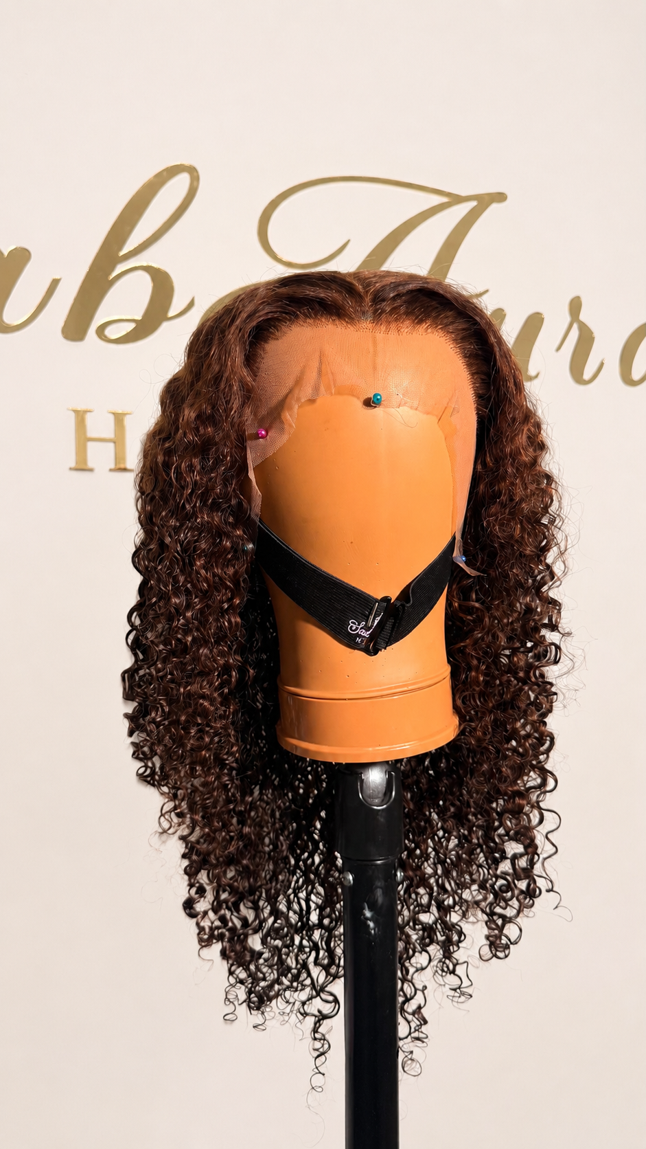 ALEXIA Peluca de Rizos Pixie 20” con Frontal Lace 13x4