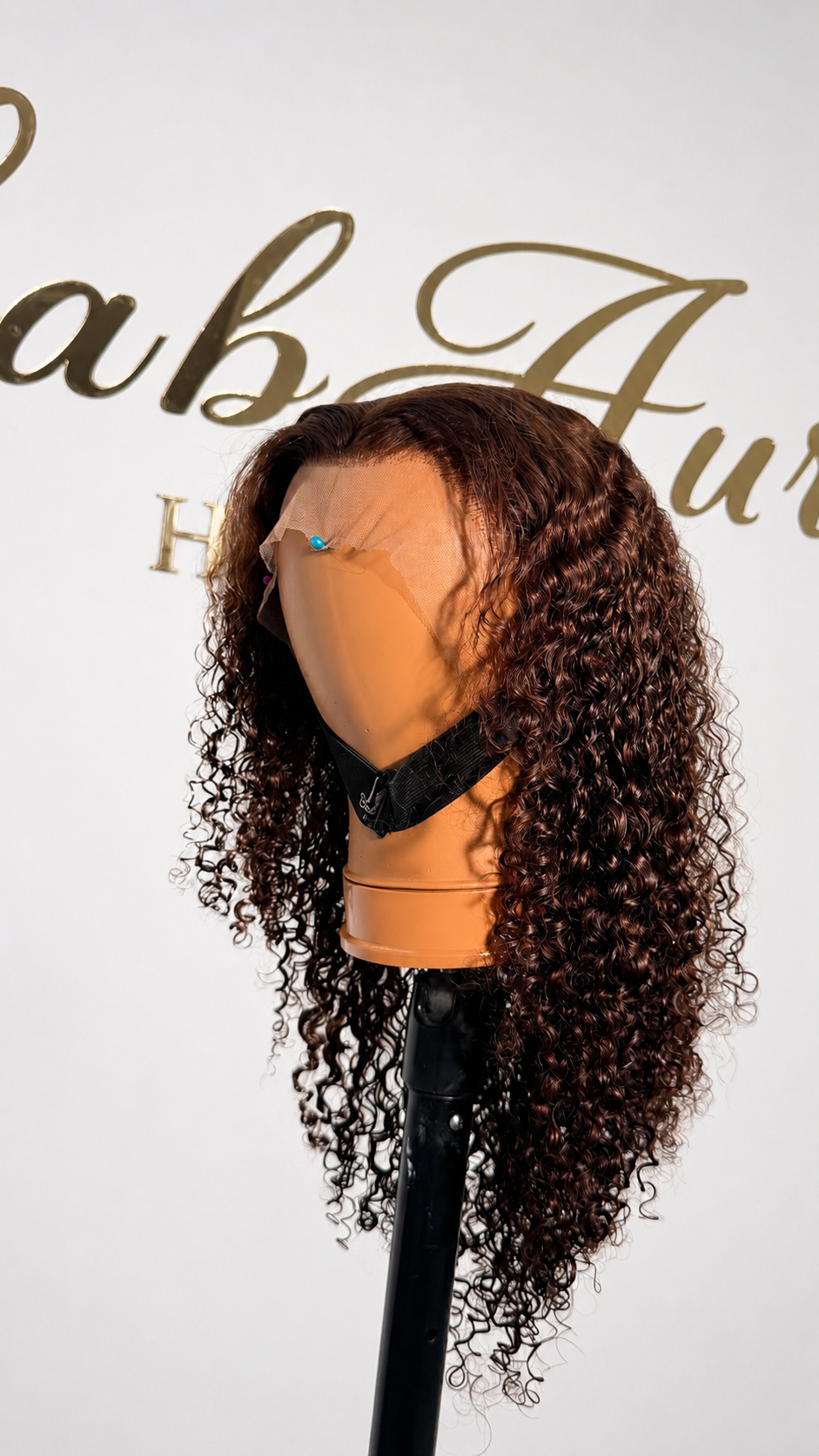 ALEXIA Peluca de Rizos Pixie 20” con Frontal Lace 13x4